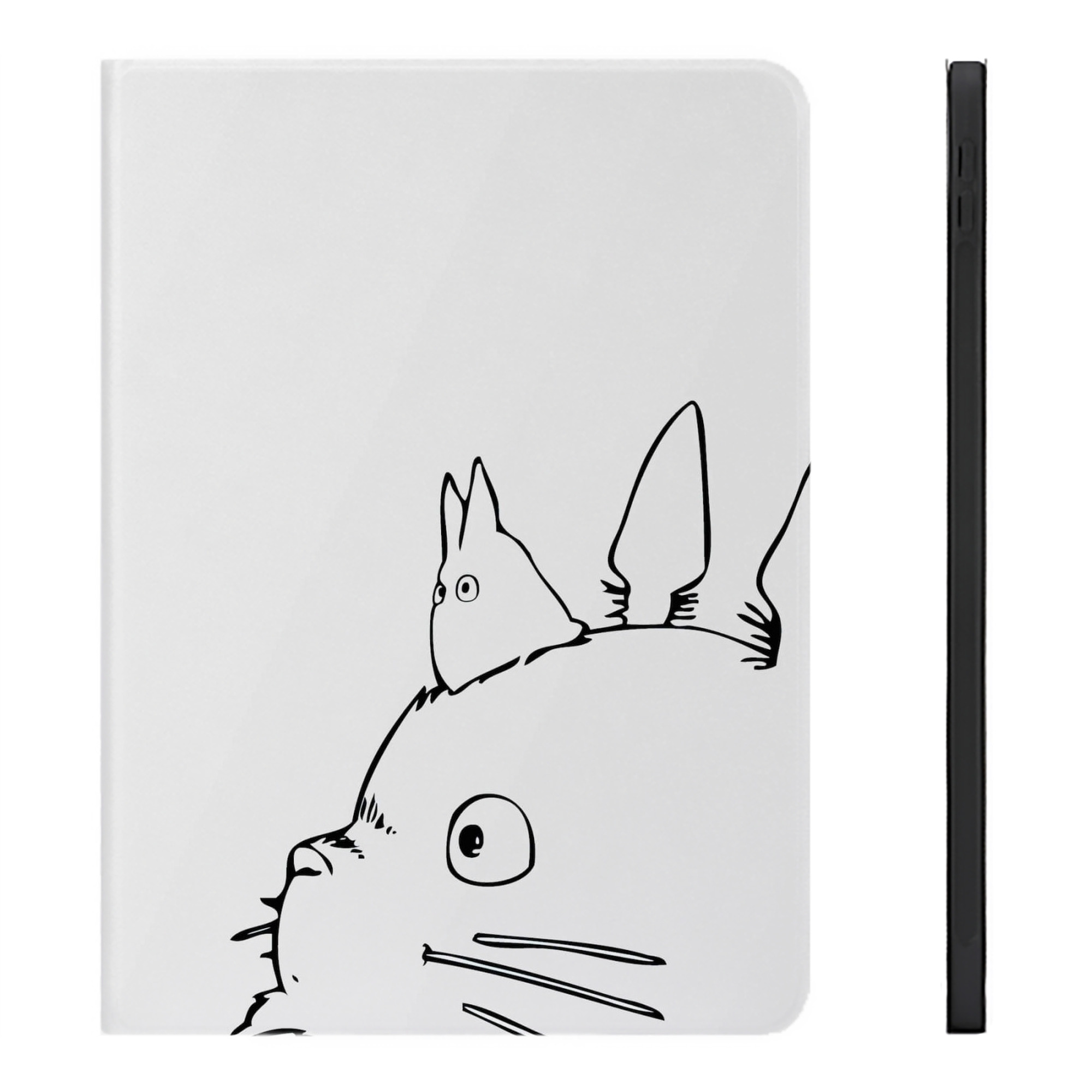 （画像用） となりのトトロ 草壁メイ 草壁サツキ My Neighbor Totoro Satsuki Kusakabe Mei Kusakabe IPadケース ペンホルダー付き ブックスタイルデザイン